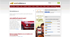 Desktop Screenshot of penizedoma.cz